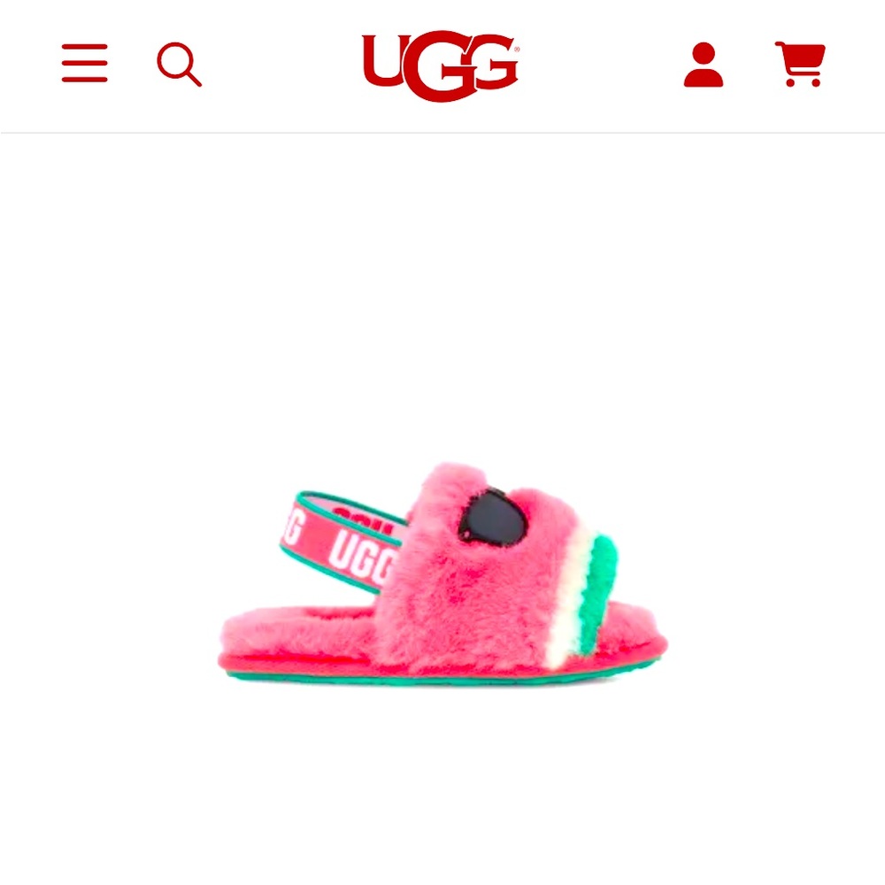 SOLD-Uggs Fluff Yeah Stuffie Sandal